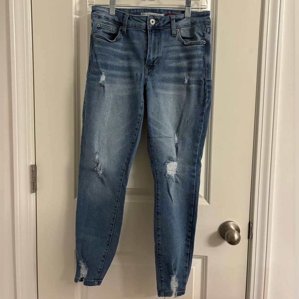 Celebrity‎ Pink The Rider Skinny Ankle Mid-Rise Jeans Size 7/28